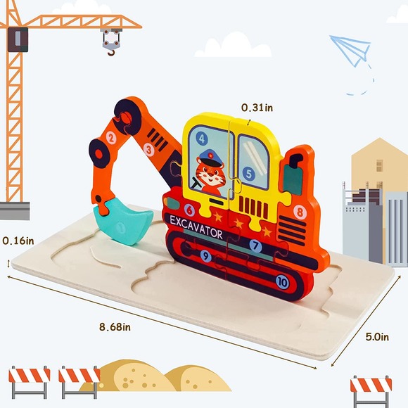 ✨️ 5 for $25 Puzzles Toddler Toys | Wooden Puzzles | Educational Toys - Picture 2 of 4